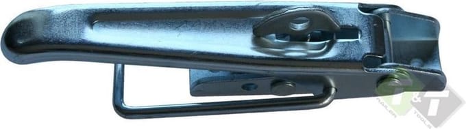 Spansluiting - Montagezijde: 100x25 mm - Kistsluiting - Aanhangersluiting - Klepsluiting