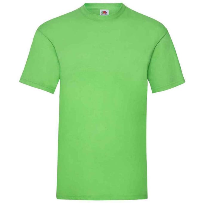 Fruit of the Loom Heren Valueweight T-Shirt (Kalk)