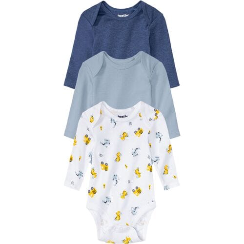 LUPILU Rompertjes (Wit/blauw/lichtblauw, 50/56)