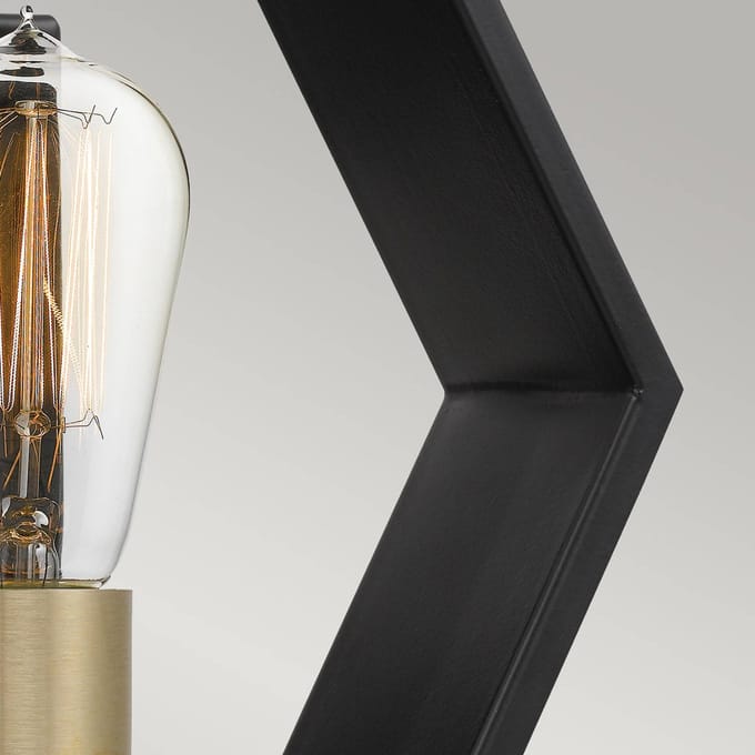 Quoizel LED Wandlamp Bismarck | 1X E27 Max 60W | Earth Black