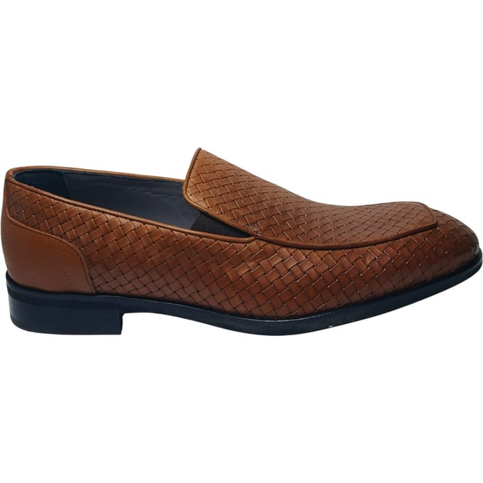 sb10392G1gup120A Pollini Man Bruin leer