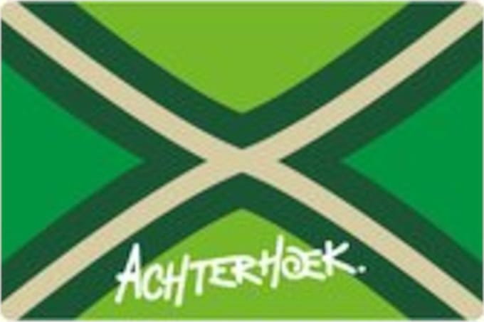 Sticker van de Achterhoekse Vlag - Klein formaat 55 x 85