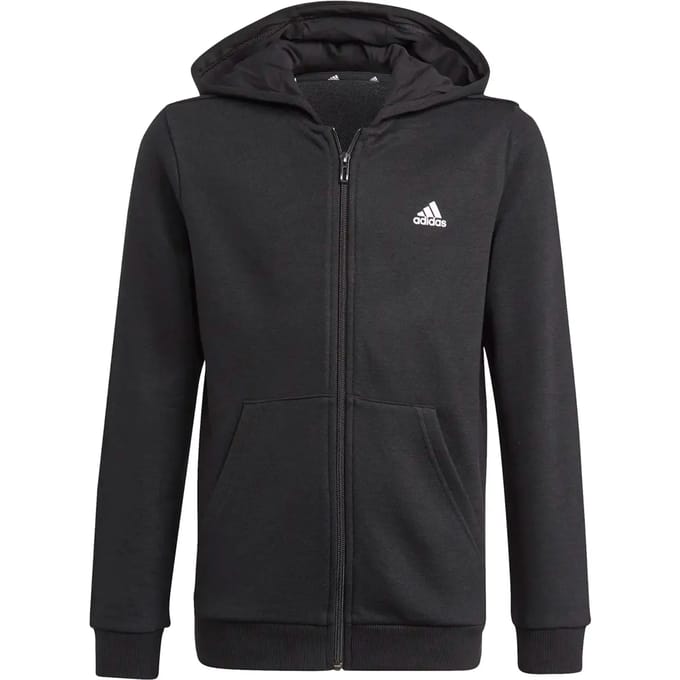 Kinder sweatshirt met capuchon en ritssluiting adidas Essentials