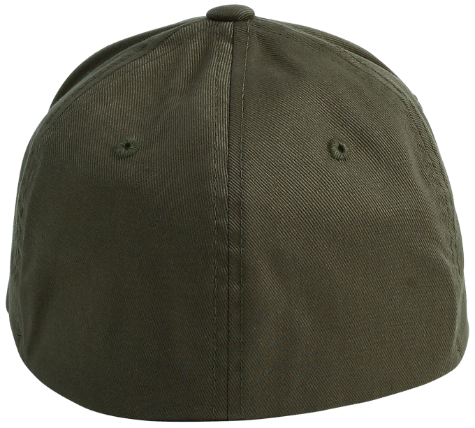 Flexfit Wooly Combed Unisex Cap - olijf - Adolescent