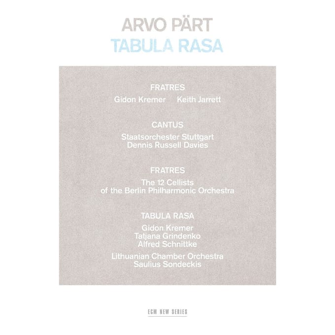 Gidon Kremer, Staatsorchester Stuttgart, Dennis Russell Davies - Pärt: Tabula Rasa (2 LP)