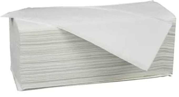 Handdoek papier 21x24cm Z-vouw Wit 2laags 3200st (6151805019040)