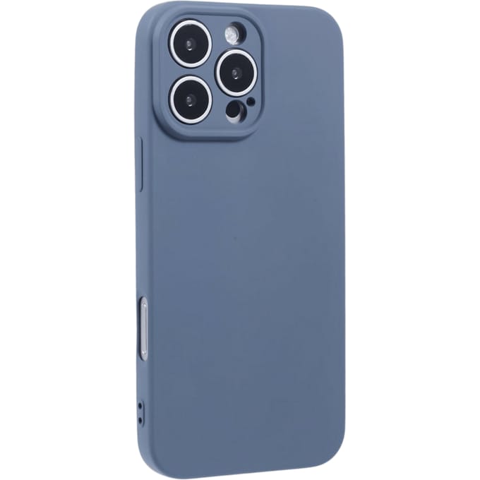 Mocaa Apple iPhone 16 Pro Max Lens Protection Hoesje Blauw