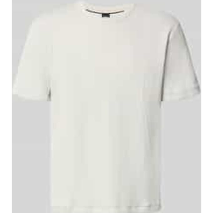 regular fit t-shirt met met wafelstructuur model 'STRUCTURE'