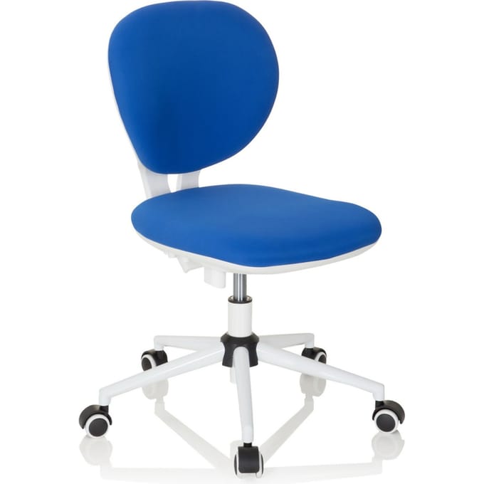 hjh OFFICE KID Vivo - Kinder bureaustoel - Blauw - Stof