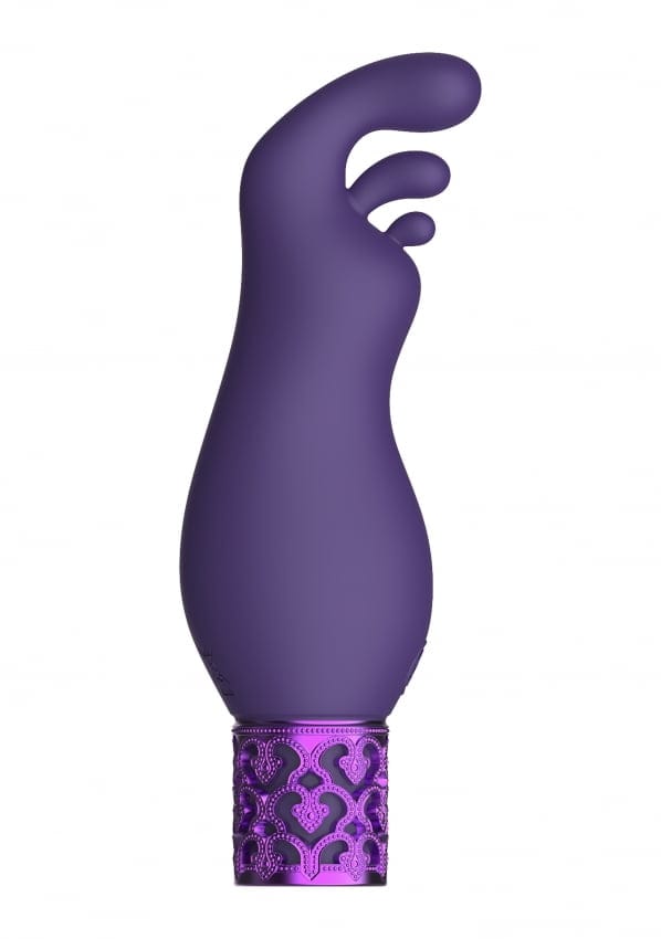 Royal Gems - Krachtige oplaadbare Siliconen vibrator - Paars