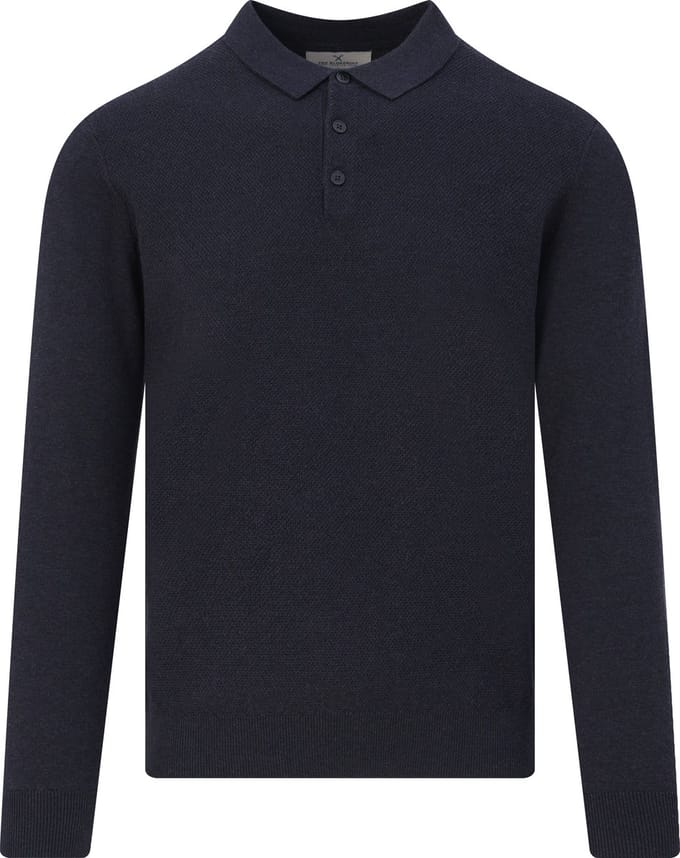 The BLUEPRINT Premium Polo Heren Donkerblauw