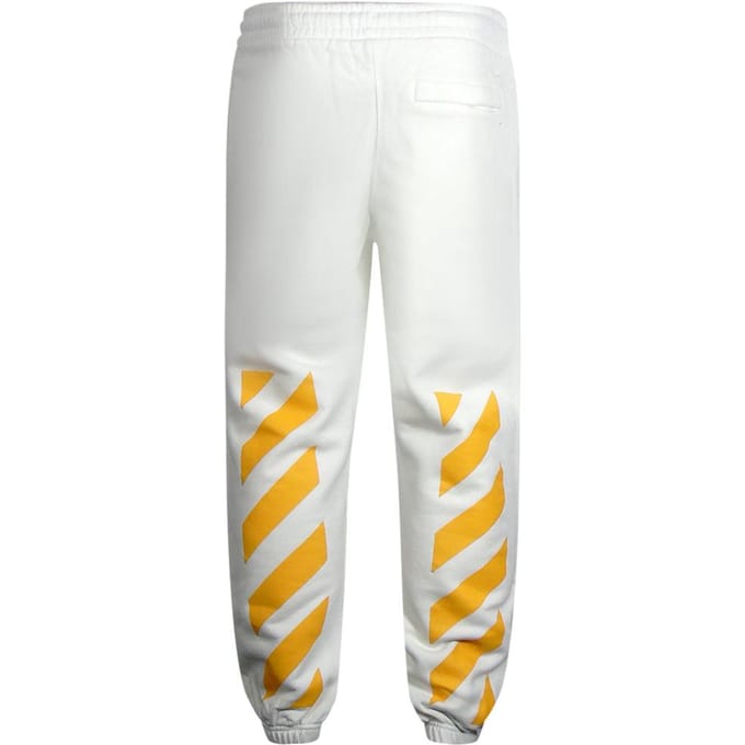 Off-White Heren Caravaggio Logo Joggingbroek (Wit)