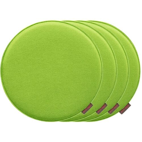 MAGMA 4 stoelkussens (Rond, Groen)