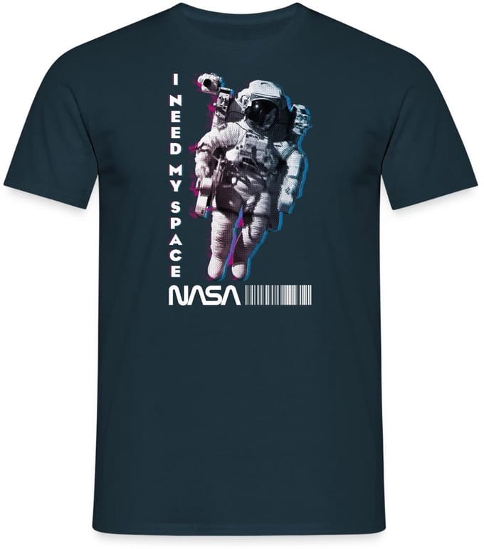 NASA Astronaut Met Grappig Citaat I Need My Space T-Shirt Heren