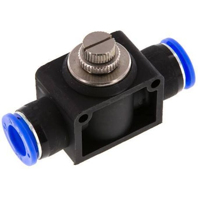 Recht Regelventiel 1/2 inch (12.7 mm) Messing/PBT