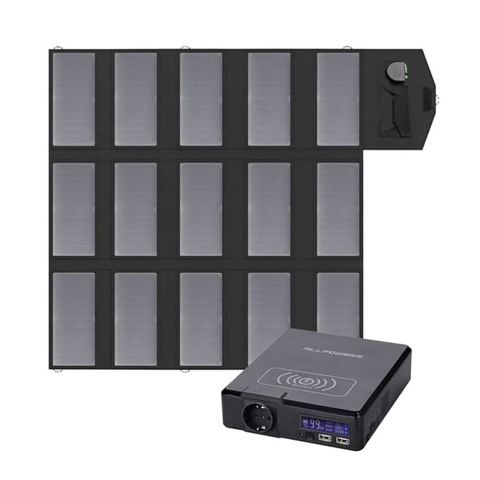 ALLPOWERS S200 draagbare powerbank 200W 154Wh - S200 + SP012 Zonnepaneel 100W