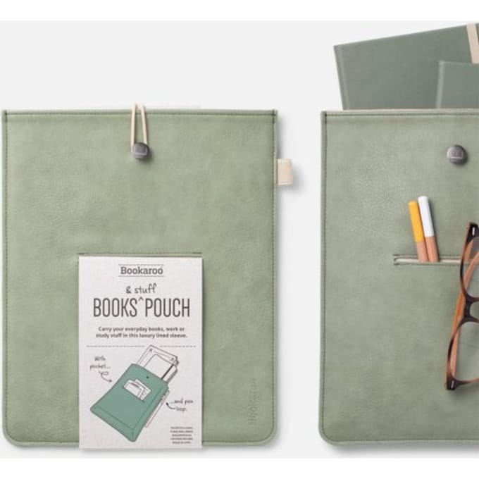 Bookaroo Books & Stuff Pouch - Fern