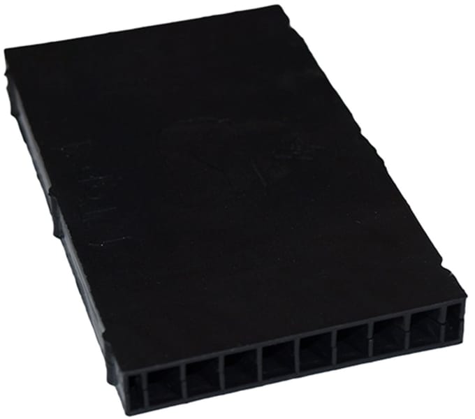 Stootvoegrooster Standaard Model Zwart 10X60x95