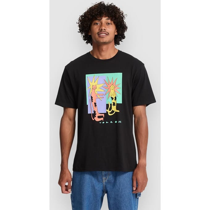T-shirt Korte Mouw Volcom LONGO CATS BSC SST