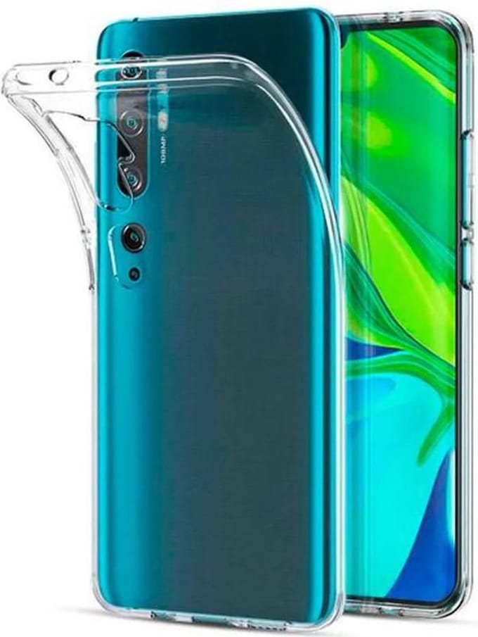Hoesje Geschikt voor: Xiaomi Mi Note 10 / Note 10 Pro - Silicone - Transparant