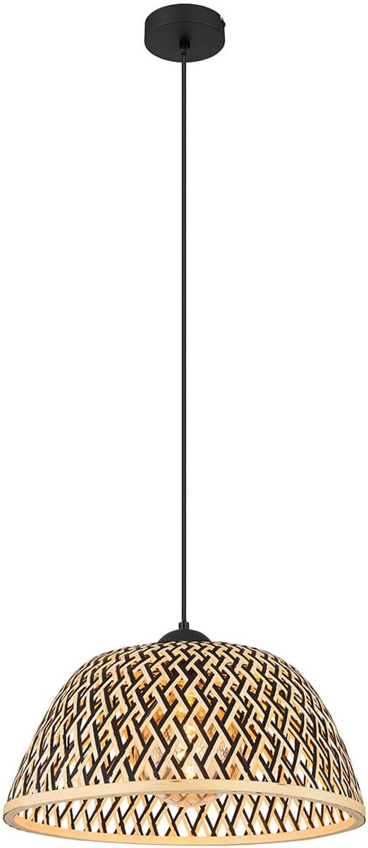 Globo - hanglamp - Colly - zwart - metaal - Ø 40cm - LED_E27 - 15767H1