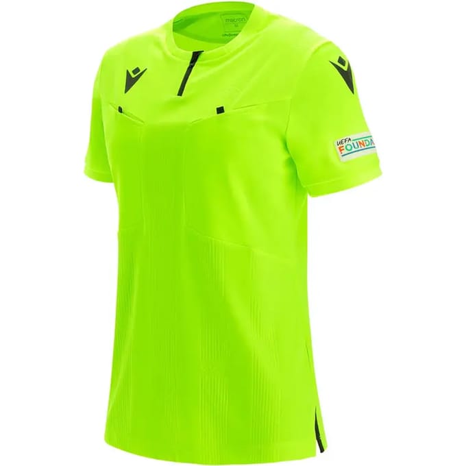 Damesscheidsrechtershirt Macron Uefa 2021