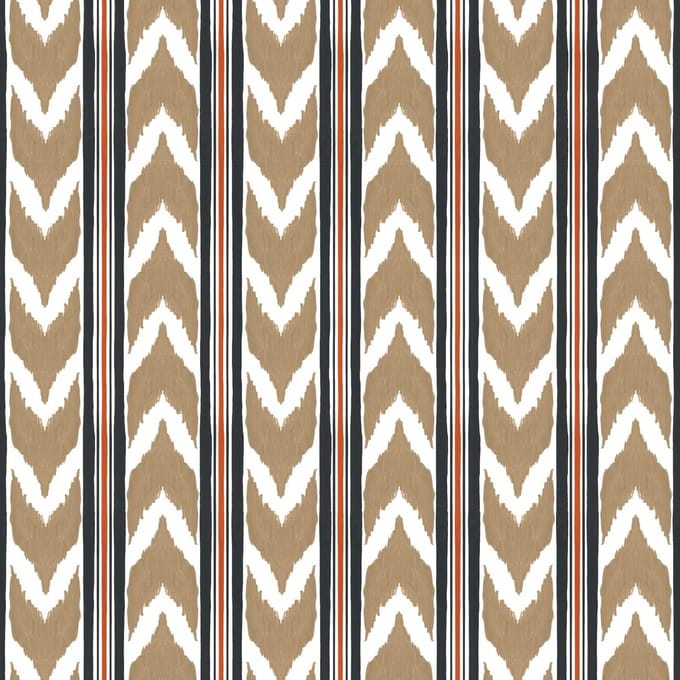 Behang Edgy Ikat zand