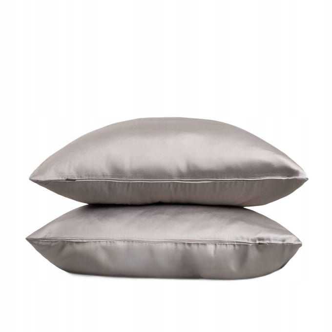 HOMLA BAMSA Bamboe Kussset Grijs 2x 70x80 cm