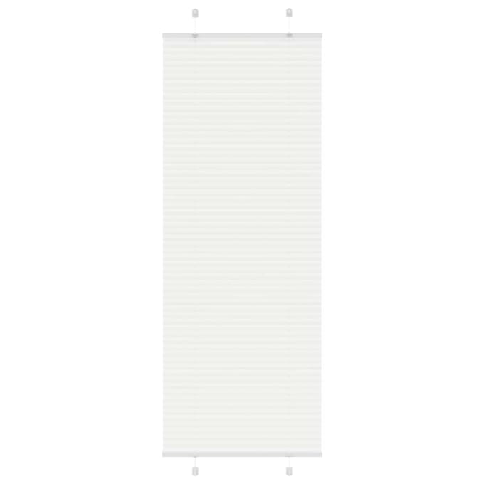 vidaXL - Plissé - rolgordijn - 80x200 - cm - stofbreedte - 79,4 - cm - polyester - wit