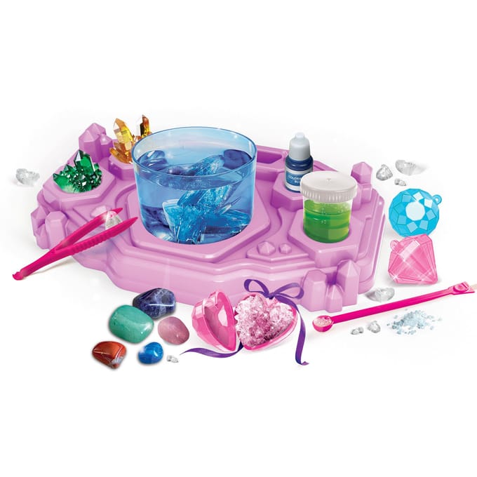 Clementoni - Wetenschap & Spel - Kristallen Sieraden Lab - STEM speelgoed - Vanaf 8 jaar