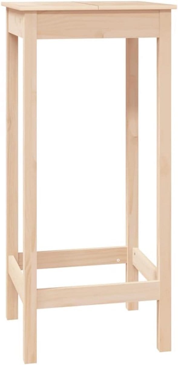 Hoge Bistrotafel 50x50x110 cm Massief Grenenhout