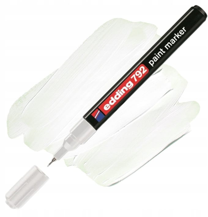 Edding Oil Base Marker Wit - 0,8 mm - Duurzaam en veelzijdig