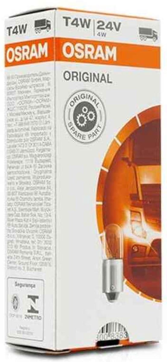 Gloeilamp voor de auto OS3930 Osram OS3930 T4W 4W 24v (10 pcs)