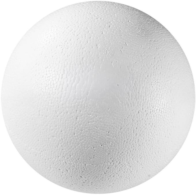 Rayher Piepschuim bal - Wit styrofoam bol van 15 cm - DIY knutselen
