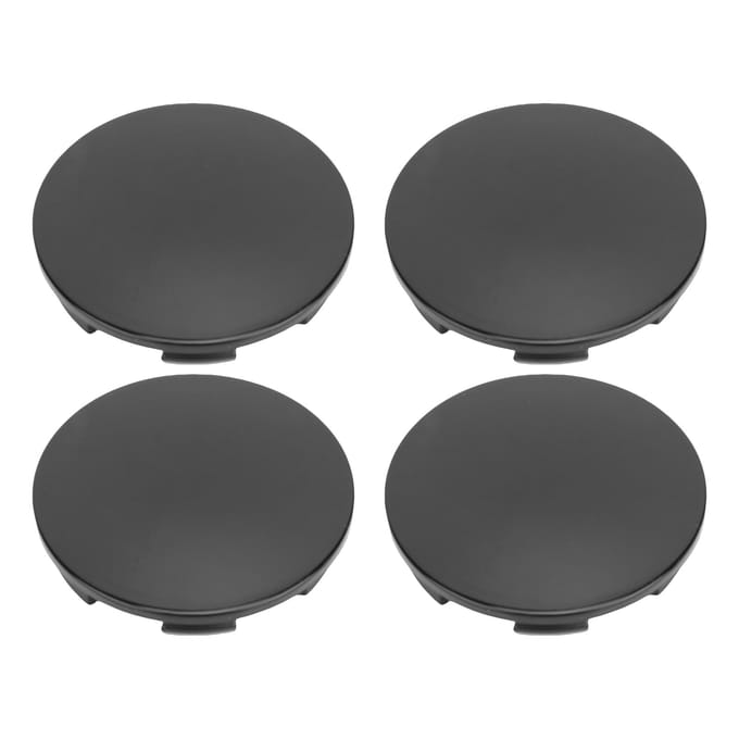 4 Stuks Wielnaafdoppen voor Velgnaaf Auto Universele Vervangingsaccessoires Onderdelen OD 68mm ID 62mm Black gray