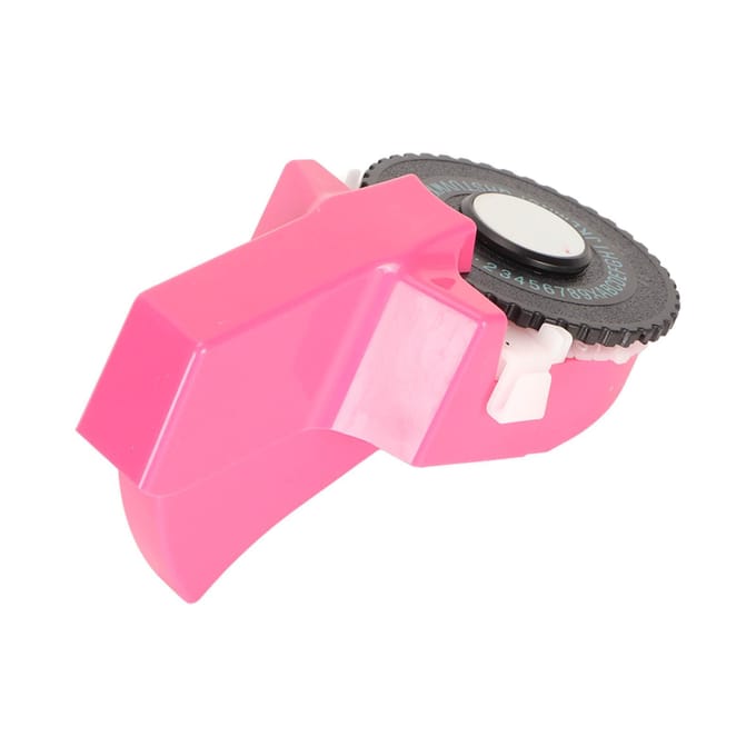 Stempel Labelmaker Klein Draagbaar Ergonomisch Ontwerp Handmatige Handheld Labelprinter voor pink