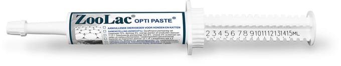 ZooLac® Opti Paste 15ml: De Beste Ondersteuning voor de Spijsvertering van Uw Dier!