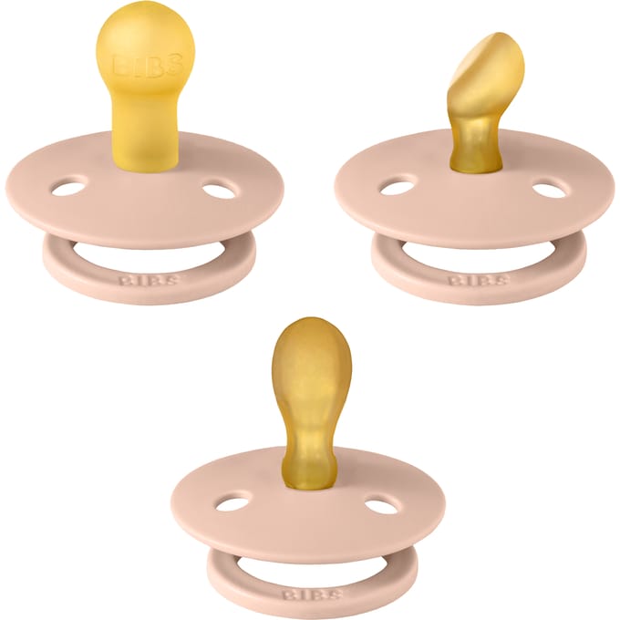 BIBS Try-it collection Fopspeen - 0-6 mnd - 3-pack - Blush