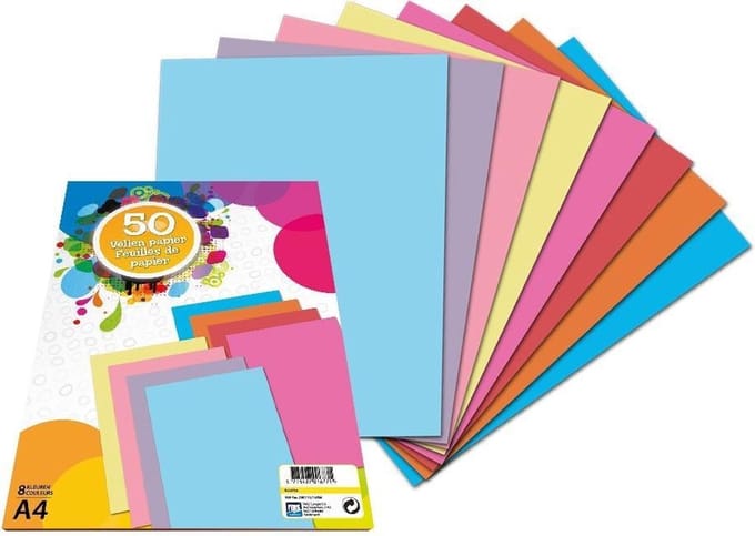 Basic Gekleurd A4 Papier 50 Vellen