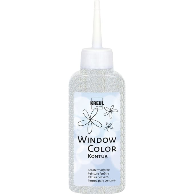 KREUL Window Color Contourkleur, 80 ml - Transparant