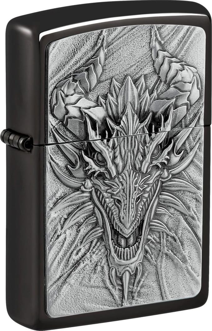 Aansteker Zippo Metal Dragon Emblem