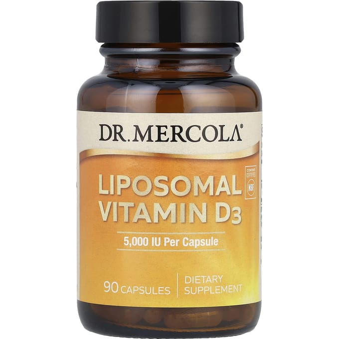 Dr. Mercola, Liposomale Vitamine D3, 5.000 IE, 90 Capsules