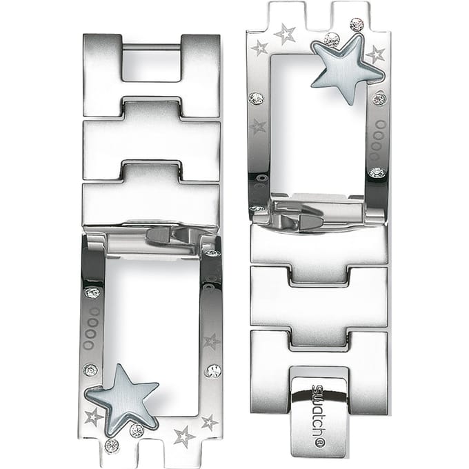Swatch Plastic - Square SUB 18mm ASUBK123G SUBK123G Touch Of Heaven Horlogeband