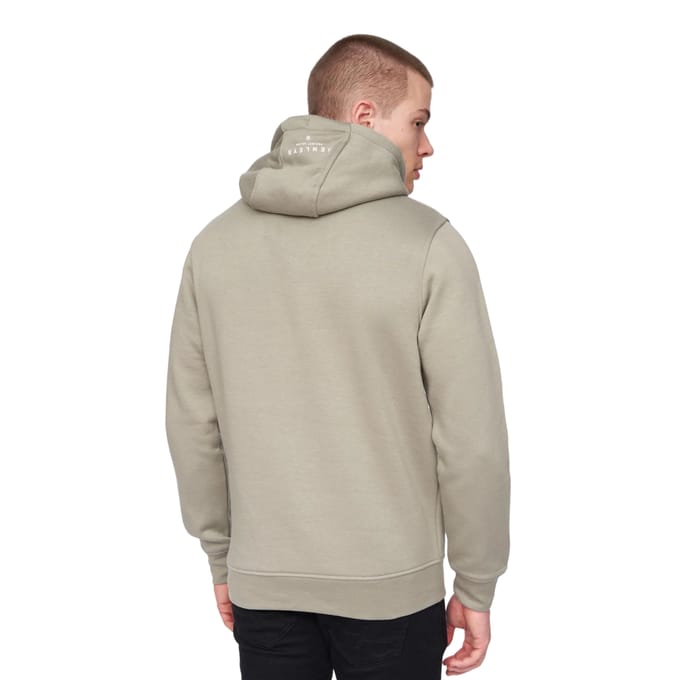 Henleys Heren Colhen Hoodie (Stoffige Olijf)