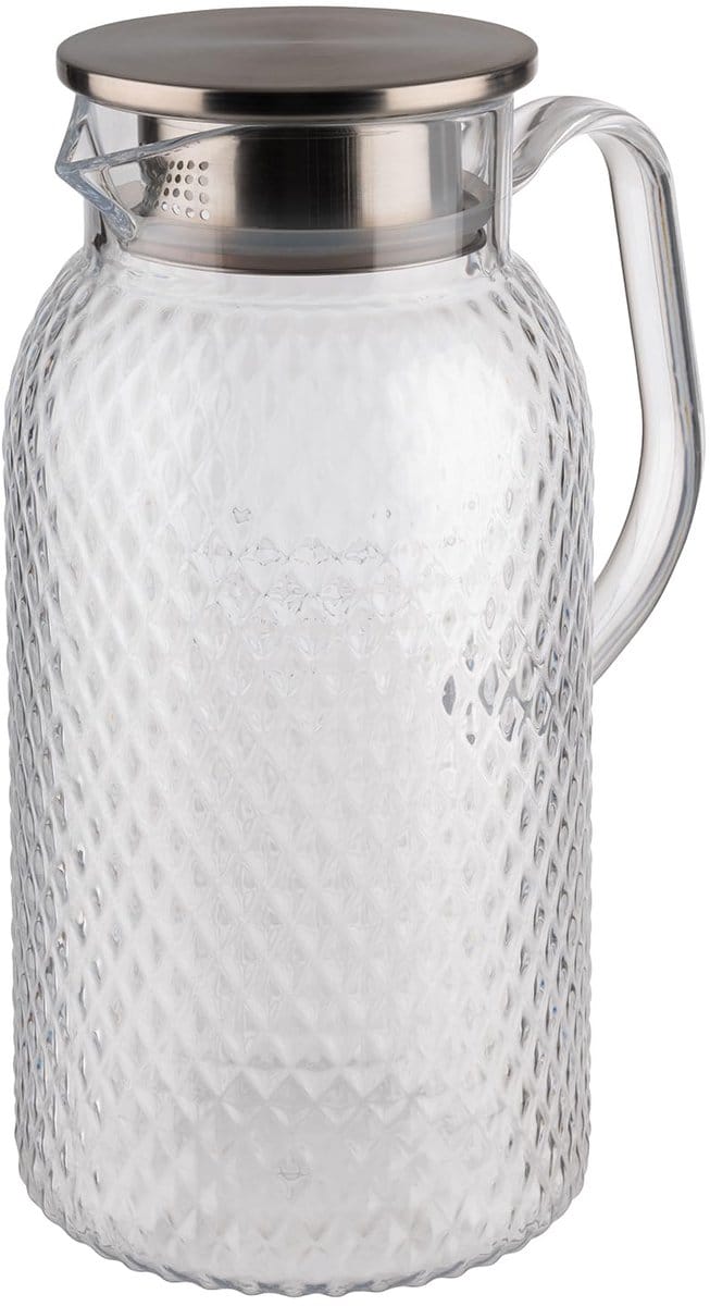 APS Karaf - Waterkan - Transparant - Ø 11,5 cm - 1,8 Liter - Vaatwasserbestendig - Breukvast