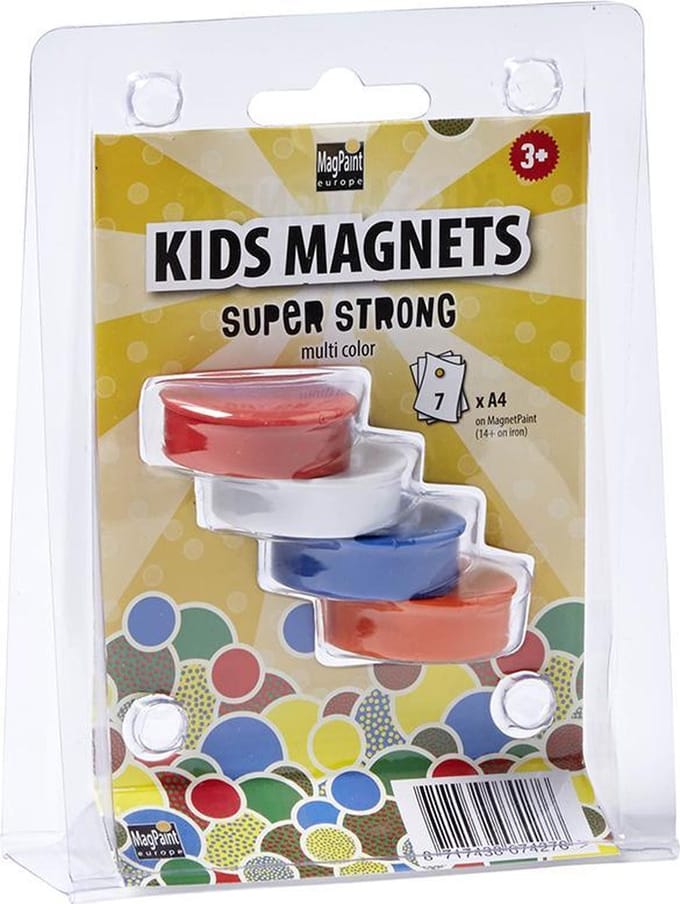 MagPaint - Magneten - Super Sterk - 4 Kleuren - 37mm - Super Sterk