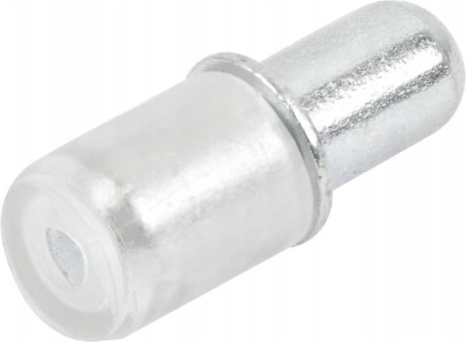 10 stuks - Plankdragers / Legplankdrager / Plankhouder met Rubber - 5mm - type: PDH-06