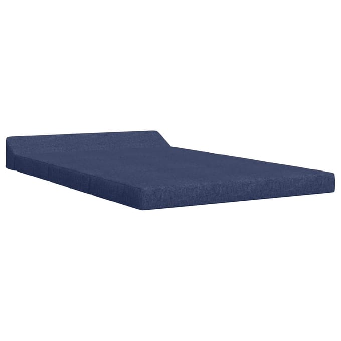 vidaXL - Vouwbare - Sofa - Bed - Blauw - 120 - x - 60 - x - 49 - cm - Stof