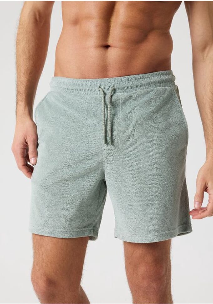 Korte zwemshort van spons Björn Borg