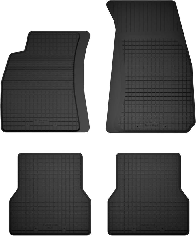 Wielganizator BasicProtect Serie - Rubber Automatten - Audi A4 B6 (2001-2004) - Antislip - Weerbestendig